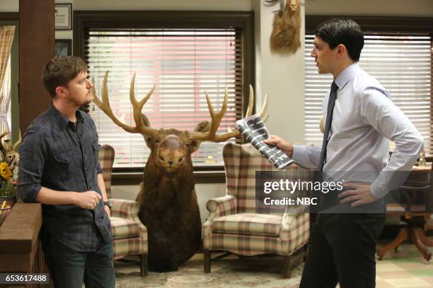 The Other Man" Episode 103 -- Pictured: Steven Boyer as Dwayne, Nicholas D'Agosto as Josh --