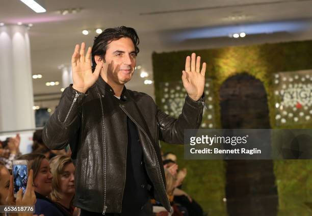 Designer Yigal Azrouel's poses for a picture during YYigal Capsule Collection Launch at Macy's Herald Square on March 15, 2017 in New York City.