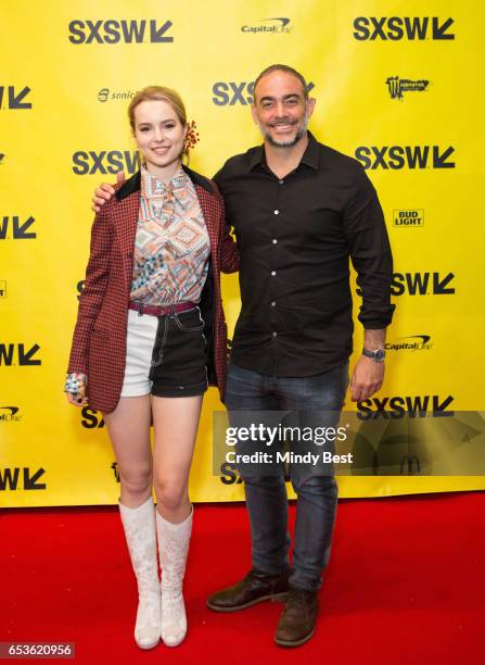 Actress Bridgit Mendler and C3's Charles Attal attend 'Digital Revolution: A Look at Music's New Frontier' during 2017 SXSW Conference and Festivals...