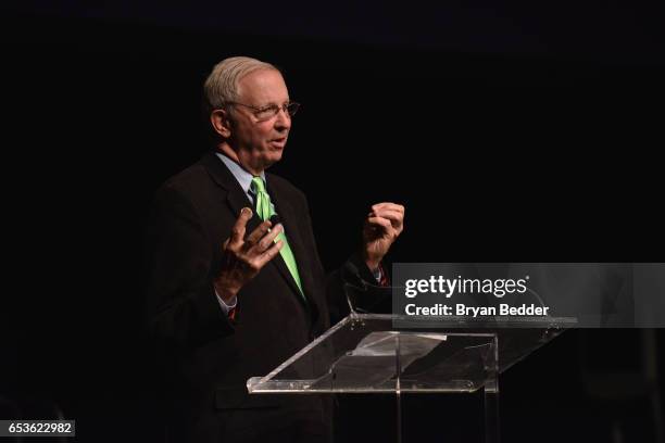 Co-Founder and President of Jefferson Awards Foundation, Sam Beard speaks onstage during the Jefferson Awards Foundation 2017 NYC National Ceremony...