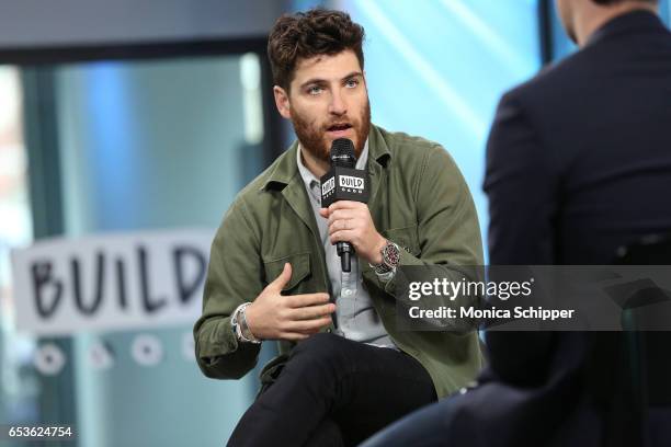 Actor Adam Pally attends Build Series Presents Adam Pally Discussing "Making History" at Build Studio on March 15, 2017 in New York City.