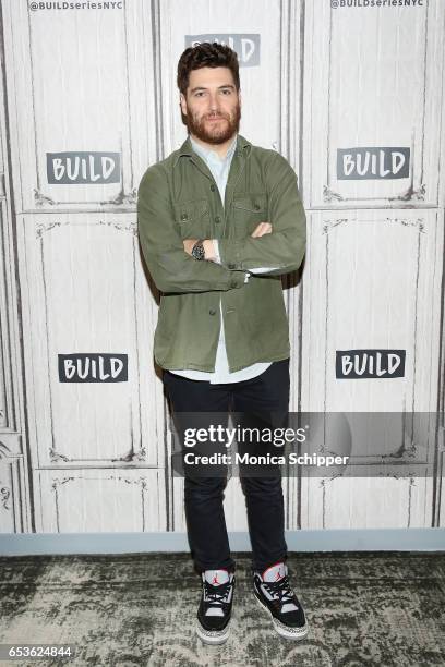 Actor Adam Pally attends Build Series Presents Adam Pally Discussing "Making History" at Build Studio on March 15, 2017 in New York City.