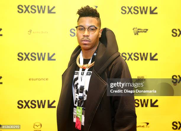 Musician Christian Scott aTunde Adjuah attends 'The Jazz of the Music Biz' during 2017 SXSW Conference and Festivals at Austin Convention Cente on...