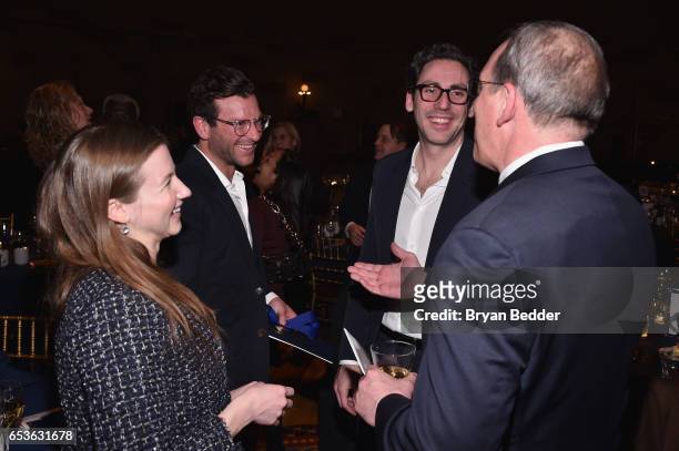 Dave Gilboa and Neil Blumenthal, Co-CEO/Co-Founders of Warby Parker attend the Jefferson Awards Foundation 2017 NYC National Ceremony at Gotham Hall...