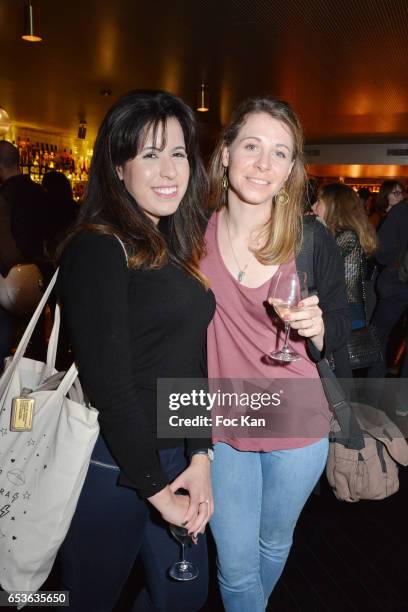 Bloggers Sabrina Khal from Les Assiettes ParisiennesÊand Anais Urbain from AnayogalifestyleÊ attend the 'Pizzeria Popolare 'Launch Party at Rue...