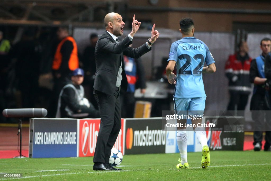 AS Monaco v Manchester City FC - UEFA Champions League Round of 16: Second Leg