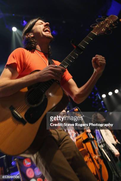 Musician Seth Avett of The Avett Brothers performs onstage at the Avett Brothers music showcase during 2017 SXSW Conference and Festivals at Moody...