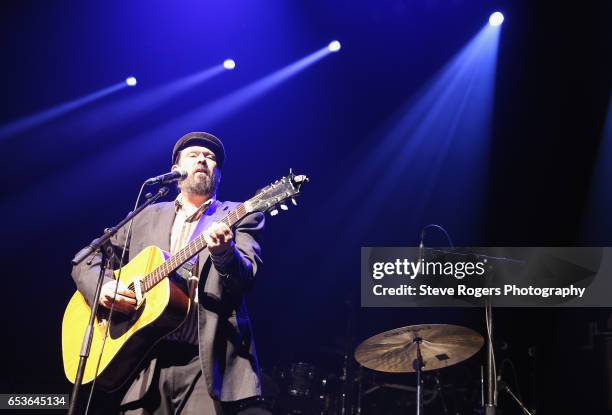 Musician Mark Eitzel performs onstage at the Avett Brothers music showcase during 2017 SXSW Conference and Festivals at Moody Theater on March 15,...