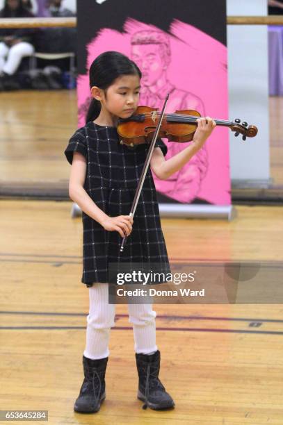 Zoe Nguyen appears during the 11th Annual Garden of Dreams Talent Show rehearsal at Radio City Music Hall on March 15, 2017 in New York City.