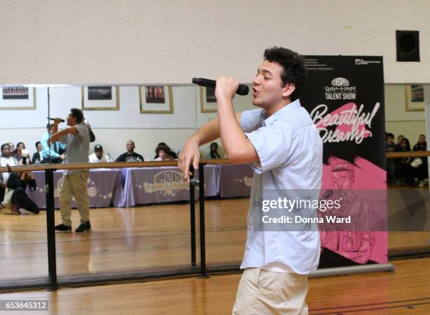 Carlos Javier Fonzera appears during the 11th Annual Garden of Dreams Talent Show rehearsal at Radio City Music Hall on March 15, 2017 in New York...