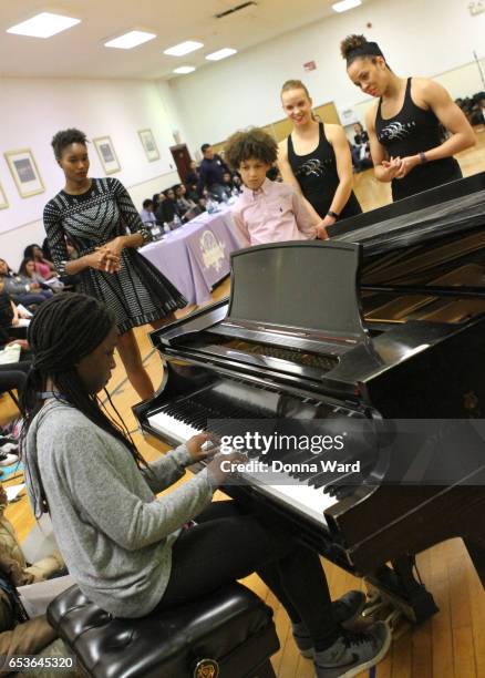 Jahsent Nelson appears during the 11th Annual Garden of Dreams Talent Show rehearsal at Radio City Music Hall on March 15, 2017 in New York City.