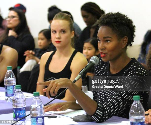 Demaris Lews appears during the 11th Annual Garden of Dreams Talent Show rehearsal at Radio City Music Hall on March 15, 2017 in New York City.