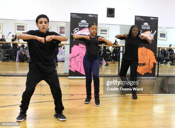Dance Group appear during the 11th Annual Garden of Dreams Talent Show rehearsal Radio City Music Hall on March 15, 2017 in New York City.