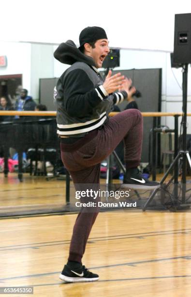 Dylan Gibbs appears during the 11th Annual Garden of Dreams Talent Show rehearsal at Radio City Music Hall on March 15, 2017 in New York City.