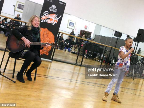 Tyonna Richardson appears during the 11th Annual Garden of Dreams Talent Show rehearsal at Radio City Music Hall on March 15, 2017 in New York City.