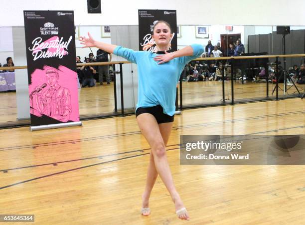 Gabrielle Peko appears during the 11th Annual Garden of Dreams Talent Show rehearsal at Radio City Music Hall on March 15, 2017 in New York City.