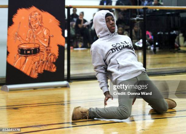 Imhotep Mensah appears during the 11th Annual Garden of Dreams Talent Show rehearsal at Radio City Music Hall on March 15, 2017 in New York City.
