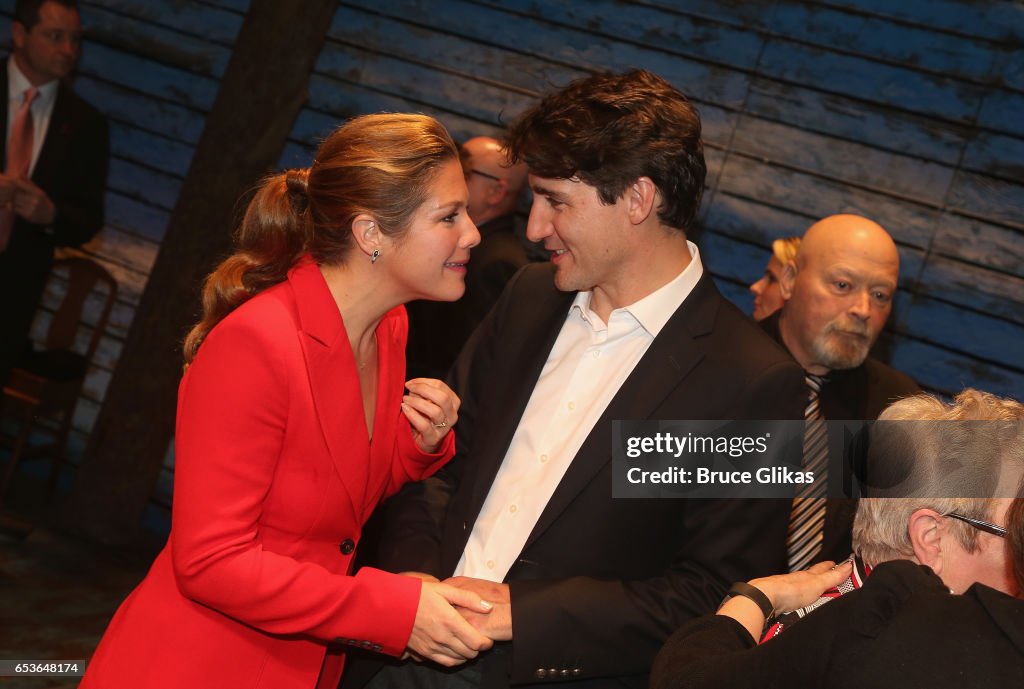 Canadian Prime Minister Justin Trudeau Visits Broadway