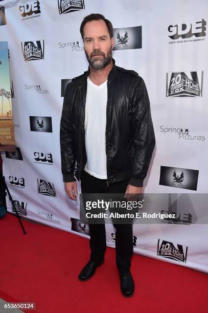 Actor BoJesse Christopher attends a screening of Good Deed Entertainment's "All Nighter" at Ahrya Fine Arts Theater on March 15, 2017 in Beverly...