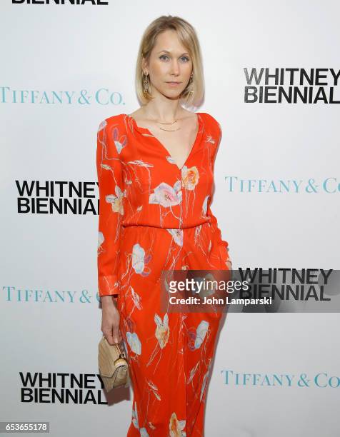Indre Rockefeller attends 2017 Whitney Biennial presented by Tiffany & Co at The Whitney Museum of American Art on March 15, 2017 in New York City.