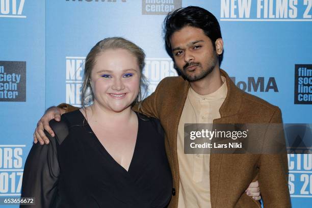 Actors Danielle Macdonald and Siddharth Dhananjay attend the New Directors/New Films 2017 Opening Night of PATTI CAKE$ presented by MoMA & Film...