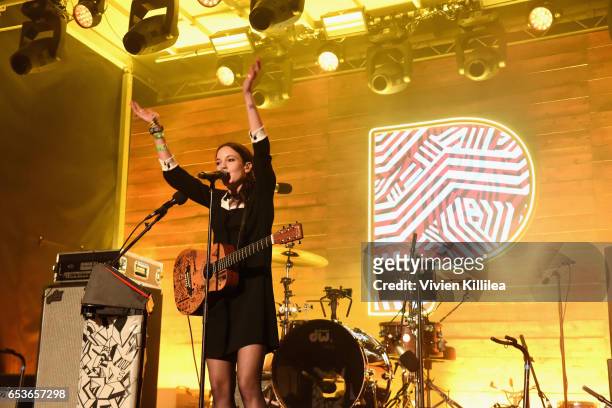 Singer-songwriter Jain performs onstage during Pandora at SXSW 2017 on March 15, 2017 in Austin, Texas.