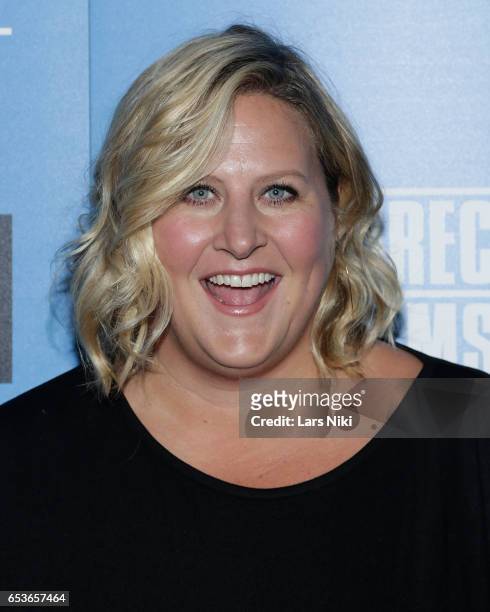 Actor Bridget Everett attends the New Directors/New Films 2017 Opening Night of PATTI CAKE$ presented by MoMA & Film Society of Lincoln Center at...