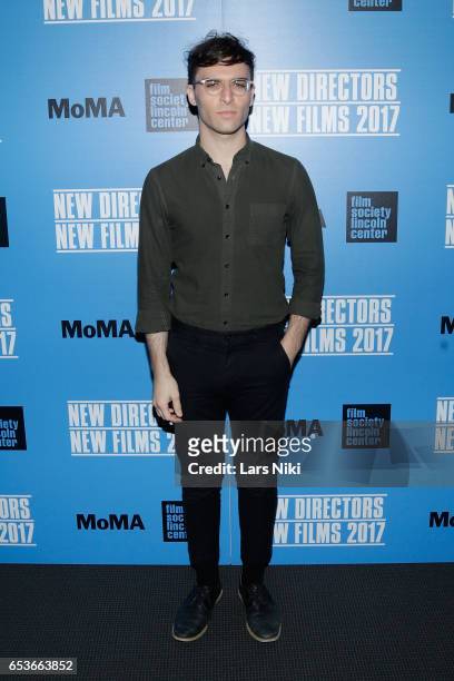 Director of the film Spiral Jetty, Ricky D'Ambrose attends the New Directors/New Films 2017 Opening Night of PATTI CAKE$ presented by MoMA & Film...