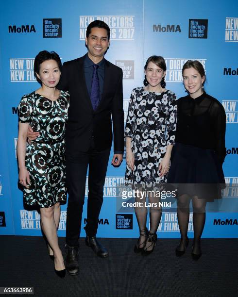 Program Committee Member La Frances Hui, Chief Curator of Film at MOMA Rajendra Roy and Committee Members Sophie Cavoulacos and Izzy Lee attend the...