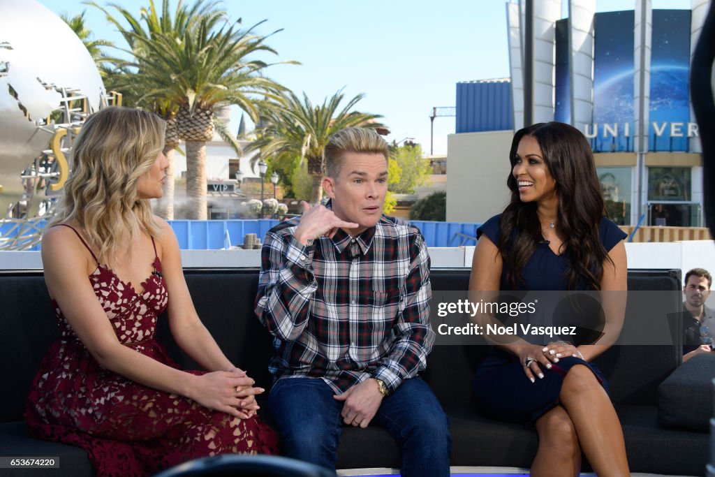 Milo Ventimiglia, Mark McGrath And Jenna Elfman Visit "Extra"