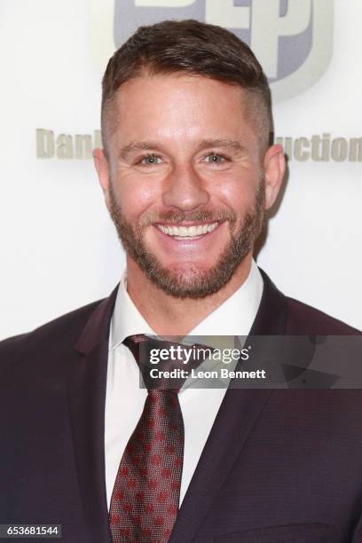 Actor Christian Hicks arrives at the Premiere Of Skinfly Entertainment's "You Can't Have It" at TCL Chinese Theatre on March 15, 2017 in Hollywood,...