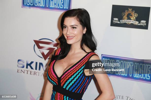 Actress CJ Sparxx arrives at the Premiere Of Skinfly Entertainment's "You Can't Have It" at TCL Chinese Theatre on March 15, 2017 in Hollywood,...