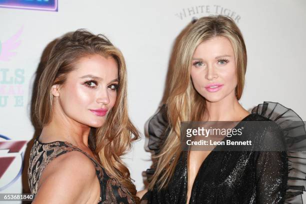 Actors Marta Krupa and Joanna Krupa arrives at the Premiere Of Skinfly Entertainment's "You Can't Have It" at TCL Chinese Theatre on March 15, 2017...