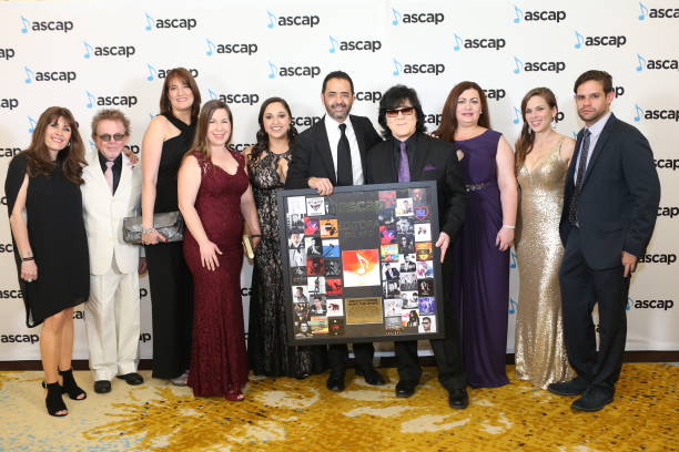 Gabriela Gonzalez, Paul Williams Publisher of the Year Sony ATV Veronica Vaccarezza, Amy Roland, Yendi Rodriguez, Jorge Mejia, ASCAP John Titta, Sony...