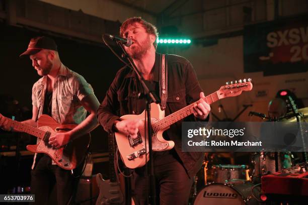 Alex Coleman and Cameron Neal of Horse Thief perform on stage at the Bella Union 20th Anniversary Party at TuneIn Studios @ SXSW 2017 on Wednesday,...
