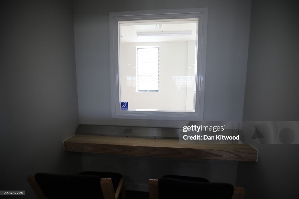 A room where prisoners can speak with family and friends at HMP... News ...