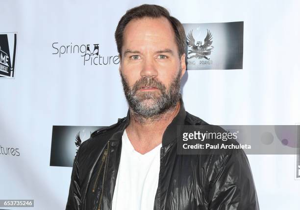 Actor BoJesse Christopher attends the screening of "All Nighter" at Ahrya Fine Arts Theater on March 15, 2017 in Beverly Hills, California.