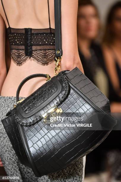 Model walks the runway during Animale fashion show as part of Sao Paulo Fashion Week Summer 2017 on March 13, 2017 in Sao Paulo, Brazil.