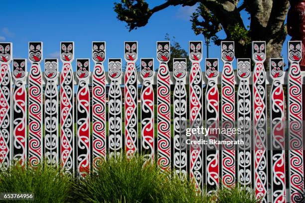 government gardens in rotorua on new zealand's north island - rotorua stock pictures, royalty-free photos & images