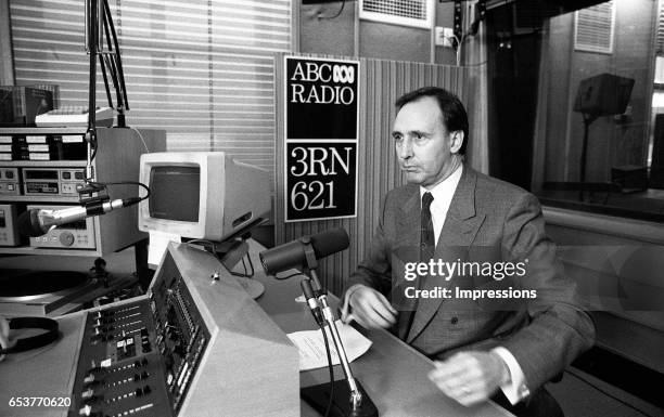 Prime Minister Paul Keating during an interview with Geraldine Doogue at ABC Studios in Melbourne, June 15, 1992. Paul John Keating is an Australian...