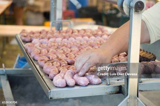 chorizo filled buns - comunidad autónoma de galicia 個照片及圖片檔