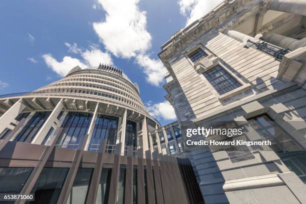 new zealand parliament buildings - beehive new zealand 個照片及圖片檔