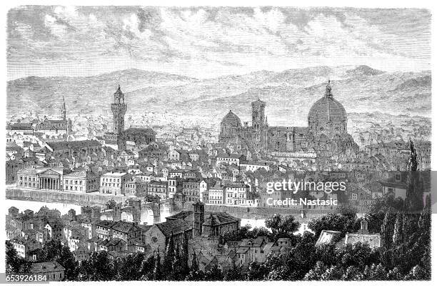 florence - florence italy stock illustrations