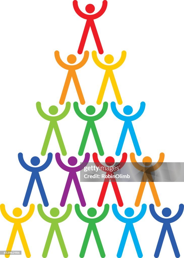 Human Right Pyramid Gay Right Human Pyramid High-Res Vector Graphic - Getty Images