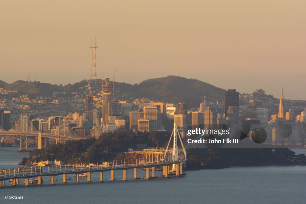 San Francisco skyline from Berkeley hills