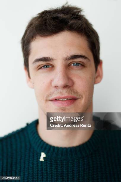 Actor Vucic Perovic poses for photographs at the 'Requiem for Mrs. J' portrait session during the 67th Berlinale International Film Festival Berlin...