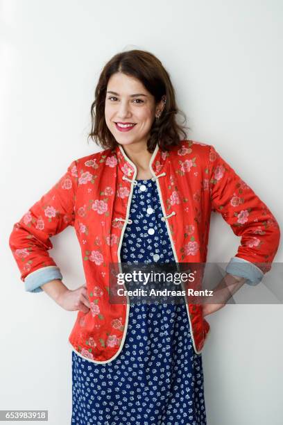 Actress Jovana Gavrilovic poses for photographs at the 'Requiem for Mrs. J' portrait session during the 67th Berlinale International Film Festival...