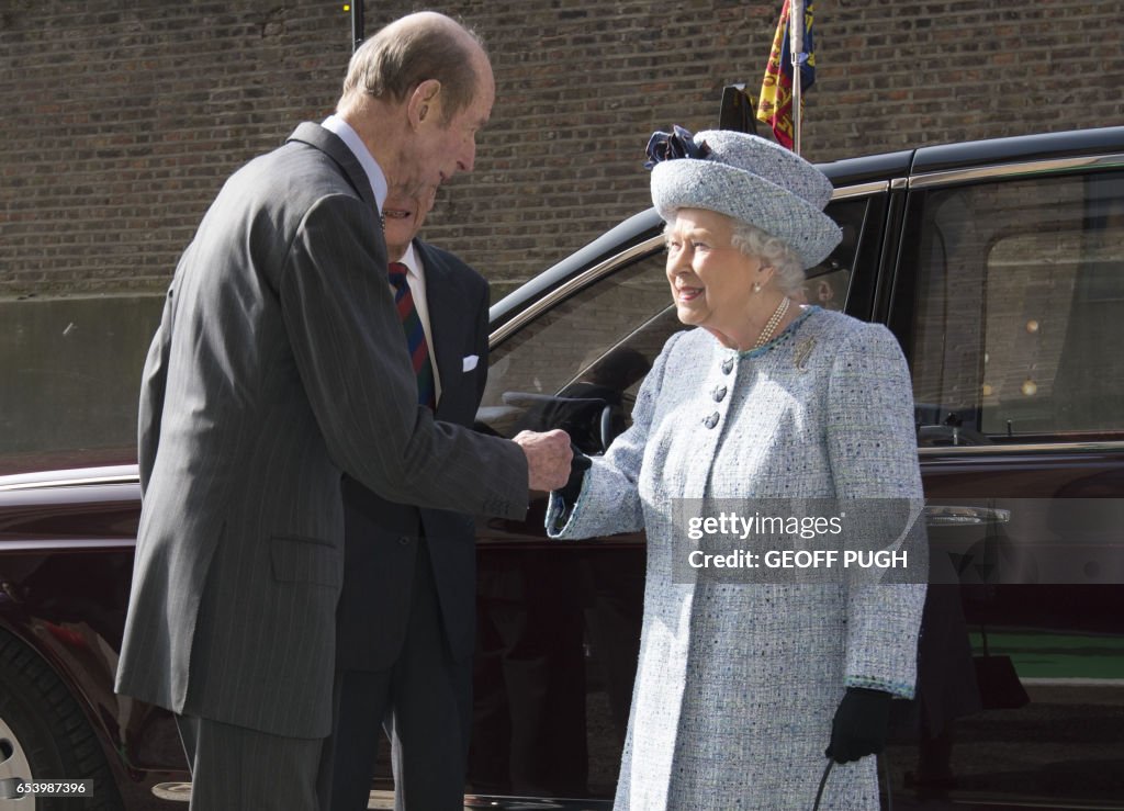 BRITAIN-ROYALS-ARMY-MUSEUM