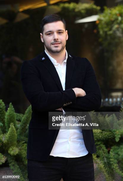 FIlippo Scicchitano attends a photocall for 'Non e' Un Paese Per Giovani' at Hotel Visconti Palace on March 16, 2017 in Rome, Italy.
