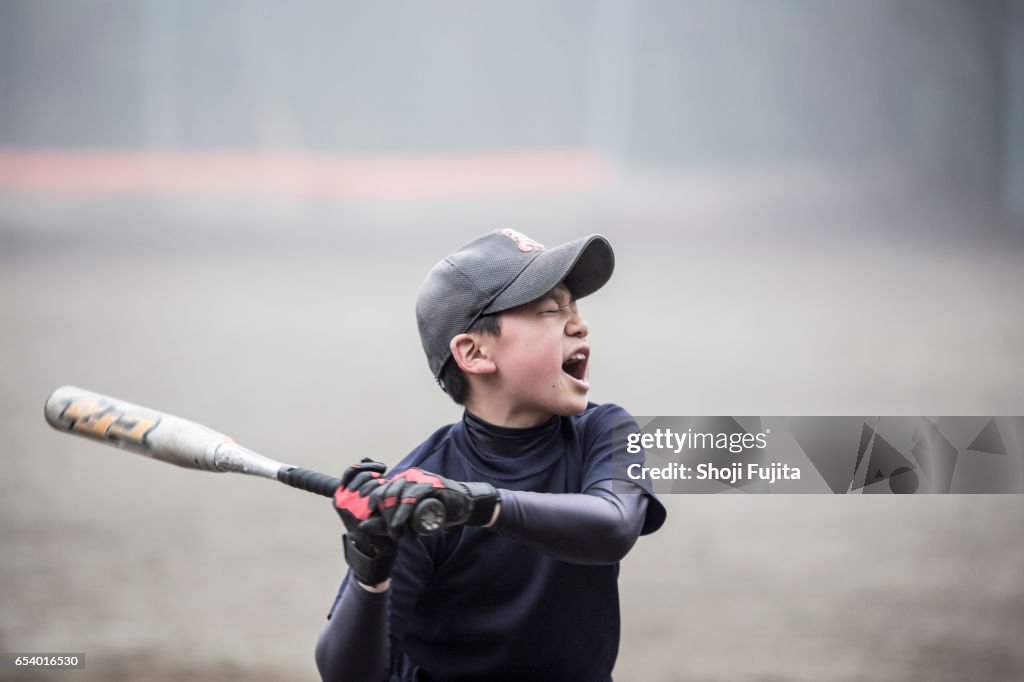 Youth Baseball Players, Hitting Big